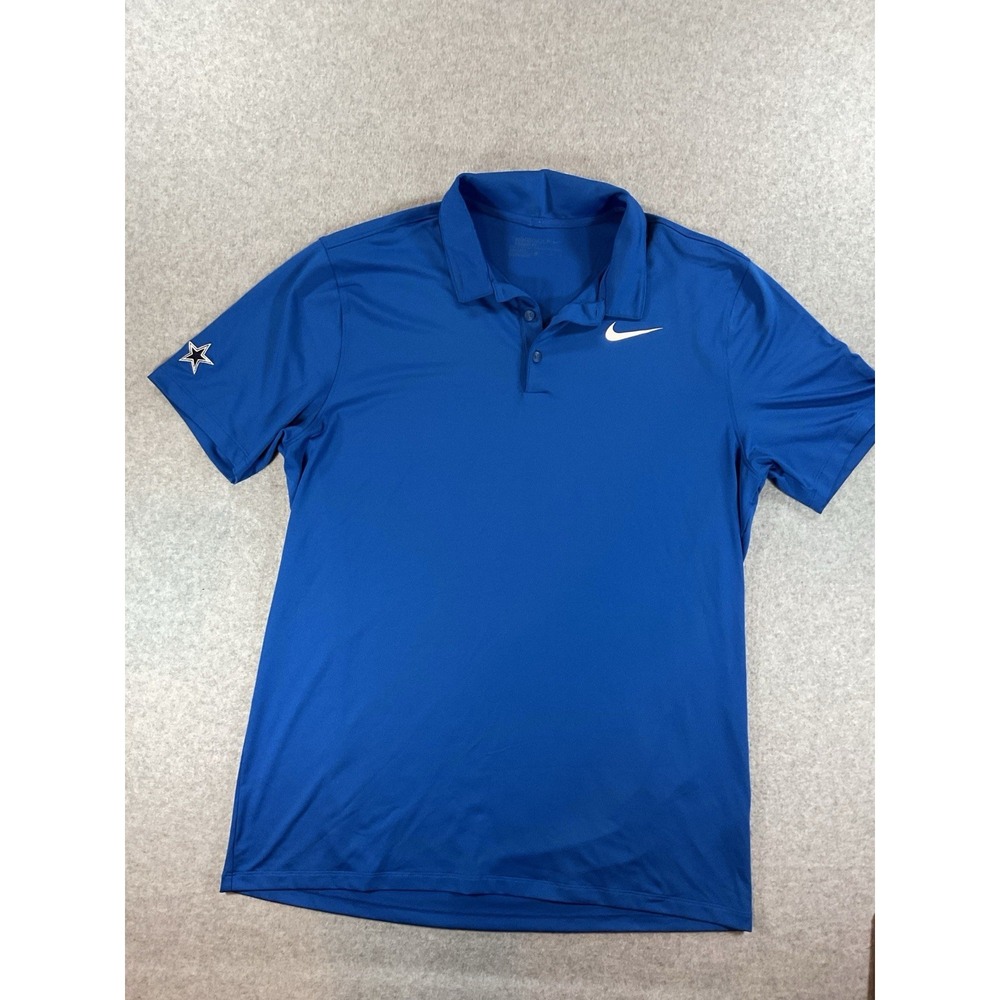 Nike Dri-Fit Golf Polo Men's Large Dallas Cowboys #437